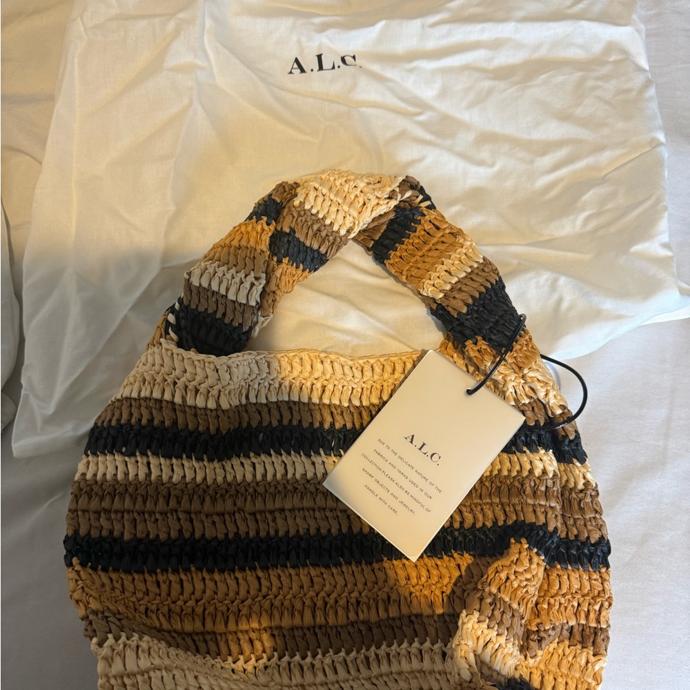 A.L.C. Parker Raffia tote